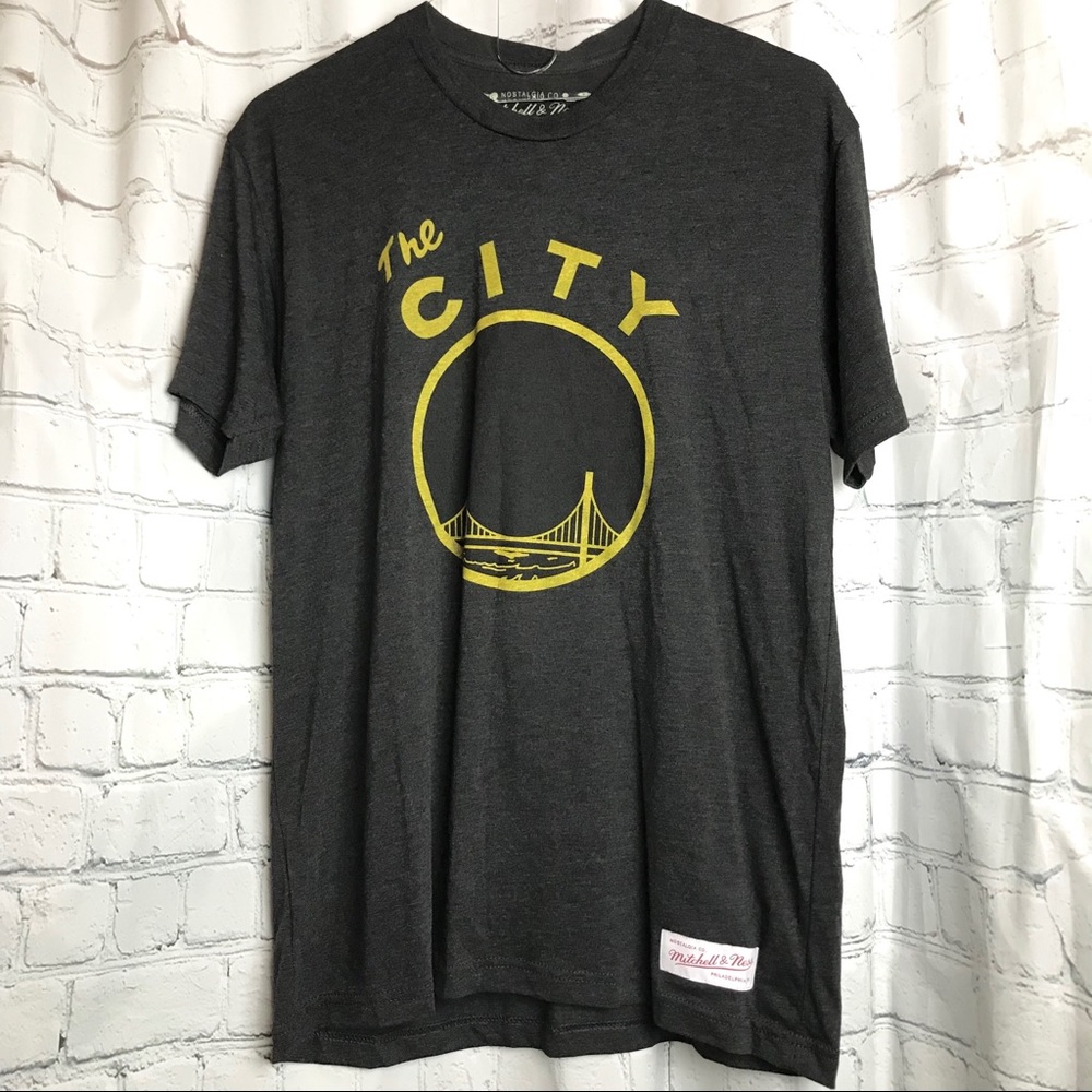 Mitchell & Ness Golden State Warriors Triblend Tee